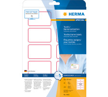 HERMA Namensetiketten 80x50mm weiss 200 Stk./20 Bl., 4405