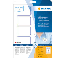 HERMA Namensetiketten 80x50mm weiss 200 Stk./20 Bl., 4410