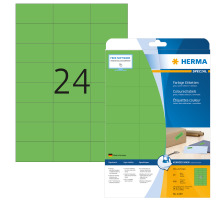 HERMA Universal-Etiketten 70x37mm grn 480 St./20 Blatt, 4469