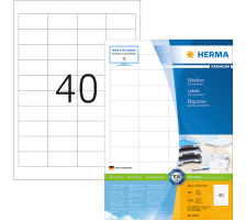 HERMA Etiketten Premium 48,525,4mm weiss 4000 Stck, 4474