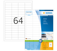 HERMA Etiketten Premium 48,316,9mm weiss 2800 Stck, 4607