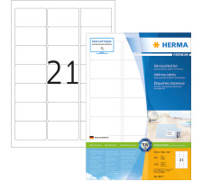 HERMA Etiketten Premium 63,5x38,1mm weiss 2100 Stck, 4677