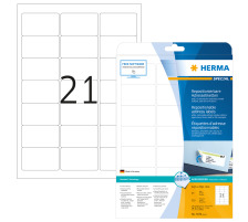 HERMA Etiketten Movables 63,5x38,1mm weiss,non-perm. 525 St./25 Bl., 5074