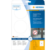 HERMA Folienetiketten 85mm weiss 150 St./25 Blatt, 8336