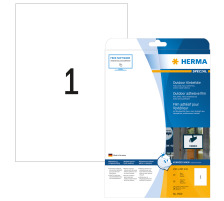 HERMA Outdoor Etikett.PP 210x297mm weiss 10 St./10 Blatt, 9500