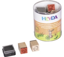 HEYDA Bote de tampon printemps 15 pcs., 204888484