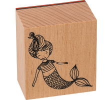 HEYDA Stempel-Set Mermaid 12x10x3cm braun 10-teilig, 204888678