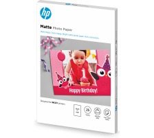 HP HP Matte Photo Paper 10x15cm InkJet, 180g 25 Blatt, 7HF70A