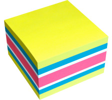 INFO Cubes 75x75mm Farbmix, 450 Blatt, 5654-51