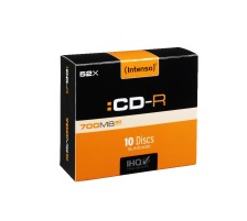 INTENSO CD-R Slim 80MIN/700MB 52X 10 Pcs, 1001622