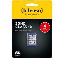 INTENSO SDHC Card Class 10 4GB, 3411450