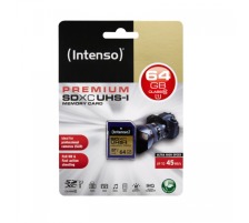 INTENSO SDXC Card PREMIUM 64GB UHS-I, 3421490