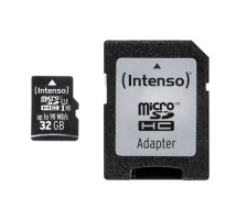 INTENSO Micro SDHC Card PRO 32GB with adapter, UHS-I, 3433480