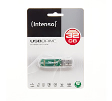 INTENSO USB-Stick Rainbow Line 32GB USB 2.0 transparent, 3502480