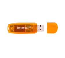 INTENSO USB-Stick Rainbow Line 64GB USB 2.0 orange, 3502490