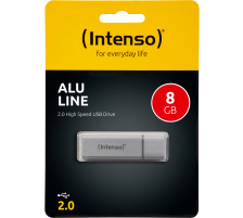 INTENSO USB-Stick Alu Line 8GB USB 2.0 silver, 3521462