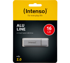 INTENSO USB-Stick Alu Line 16GB USB 2.0 silver, 3521472