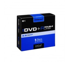 INTENSO DVD+R Jewel 8.5GB 8x 5 Pcs, 4311245