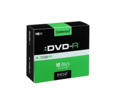 INTENSO DVD-R Slim 4.7GB 16x Printable 10 Pcs, 4801652