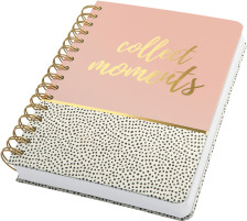 JOLIE Notiz-Spiralbuch A5 SweetDots,Dot-Lineatur,240S., JN601