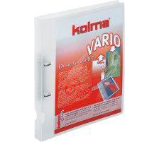 KOLMA Ringbuch Vario KF A4 farblos, 8cm, 20mm, 150 Blatt, 02.118.00