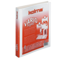 KOLMA Ringbuch Vario light KF A4 weiss, 2-Ring 20mm, 02.710.16