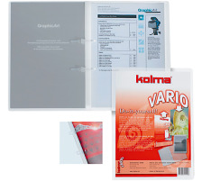 KOLMA Schnellhefter Vario A4 transparent,KolmaFlex 80 Blatt, 11.008.00