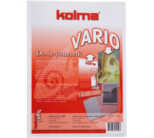 KOLMA Schnellhefter Vario A4 transparent,KolmaFlex 80 Blatt, 11.008.00