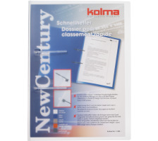 KOLMA Schnellhefter New Century A4 transparent, bis 80 Blatt, 11.202.00