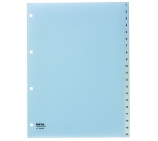 KOLMA Register transparent A4 1-20, 2112000