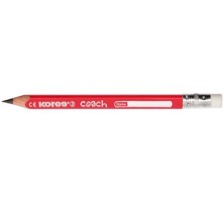 KORES COACH crayon HB taille-cray. 3 cr./gomme blanche, triang., BB92533