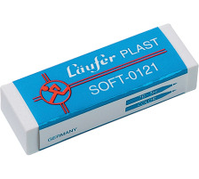 LUFER Radierer Plast Soft 65x21x12mm, 1210