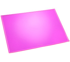 LUFER Schreibunterlage Durella pink-transp. 53x40cm, 32625