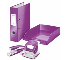 LEITZ Ordner WOW 8cm violett metallic A4, 10050062