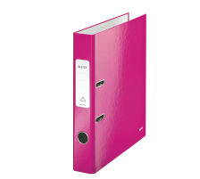 LEITZ Ordner WOW 5,2cm pink metallic A4, 10060023