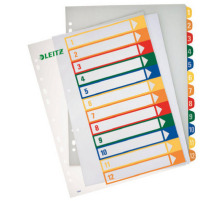 LEITZ Rpertoire PC descr. A4 1-12 transparent, 12940000