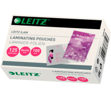 LEITZ Laminier-Folientasche 54x86mm 125 Mic. 100 Stck, 33810