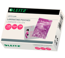 LEITZ Laminier-Folientasche 64x99mm 125 Mic. 100 Stck, 33812