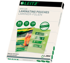 LEITZ Laminier-Folientasche A5 80 Mic. 100 Stck, 33817