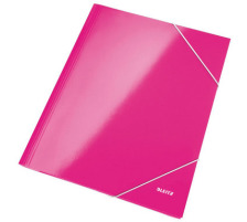 LEITZ Eckspannermappe WOW A4 pink metallic, 39820023