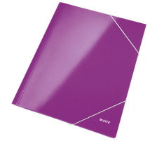 LEITZ Eckspannermappe WOW A4 violett metallic, 39820062