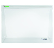 LEITZ Zip-Verschlusstasche M transparent 2 Stck, 40080000