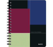 LEITZ Collegeblock Executive PP A5 farbig liniert, 44570000