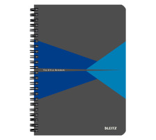 LEITZ Collegeblock Office Card A5 blau kariert, 44580035