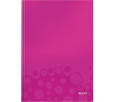 LEITZ Notizbuch WOW A4 kariert, 90g pink, 46261023