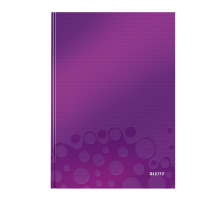 LEITZ Notizbuch WOW A4 kariert, 90g violett, 46261062