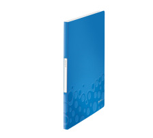 LEITZ Sichtbuch WOW PP A4 blau metallic 20 Hllen, 46310036