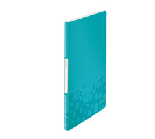 LEITZ Sichtbuch WOW PP A4 blau metallic 20 Hllen, 46310051