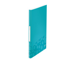 LEITZ Sichtbuch WOW PP A4 blau metallic 40 Hllen, 46320051