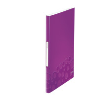 LEITZ Sichtbuch WOW PP A4 violett metallic 40 Hllen, 46320062